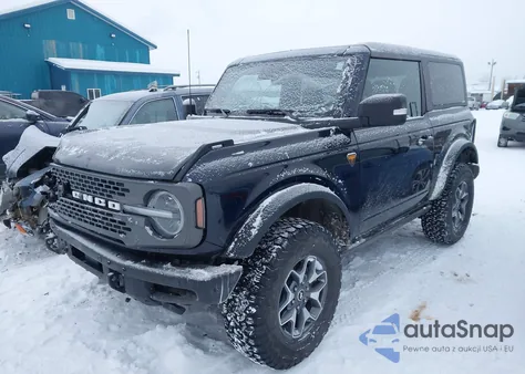 2021 Ford Bronco Badlands из США, поврежденный, VIN 1FMDE5CH1MLB02084